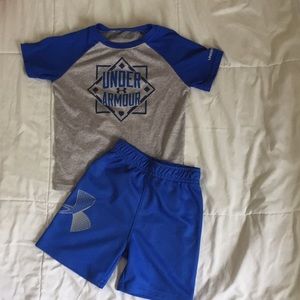 Boys Under Armour short set